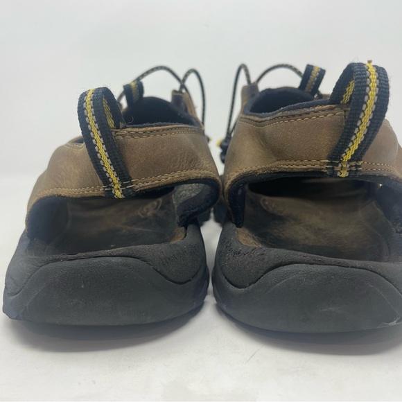 Keen Newport H2 sandals mens size 12 brown leather hiking water shoe - Picture 9 of 10